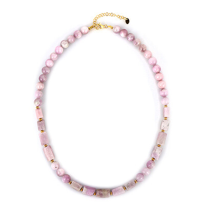 Kunzite Silver Necklace