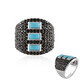 Sleeping Beauty Turquoise Silver Ring (Faszination Türkis)