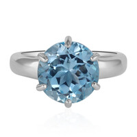 Sky Blue Topaz Silver Ring