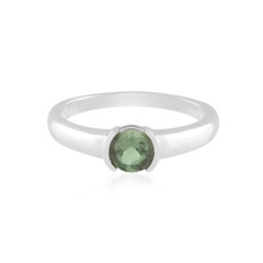 Chrome Apatite Silver Ring