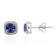 10K AAA Tanzanite Gold Earrings