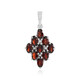 Mozambique Garnet Silver Pendant