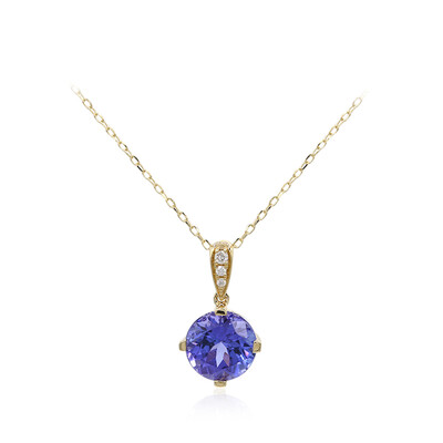 14K AAA Tanzanite Gold Necklace (CIRARI)