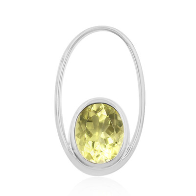 Ouro Verde Quartz Silver Pendant (MONOSONO COLLECTION)