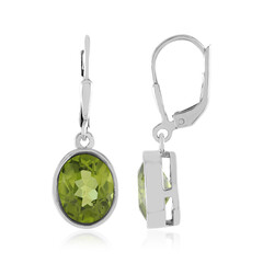 Peridot Silver Earrings