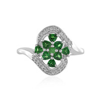 Tanzanian Tsavorite Silver Ring