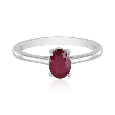 Madagascar Ruby Silver Ring