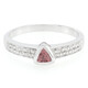 Pink Cuprian Tourmaline Silver Ring