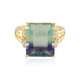 Bi Colour Fluorite Silver Ring