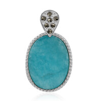 Amazonite Silver Pendant (Annette classic)