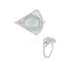 Brazilian Aquamarine Silver Ring