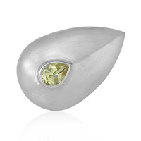 Lemon Citrine Silver Ring