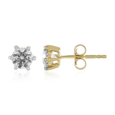 9K Zircon Gold Earrings