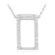 Zircon Silver Necklace