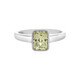 Canary Kunzite Silver Ring