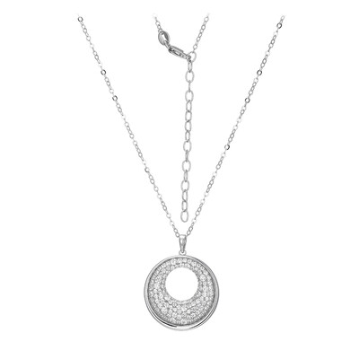 Zircon Silver Necklace