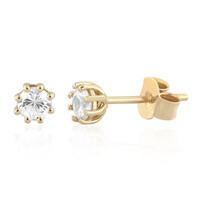 9K Zircon Gold Earrings (de Melo)