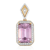 18K Pink Diaspore Gold Pendant (AMAYANI)