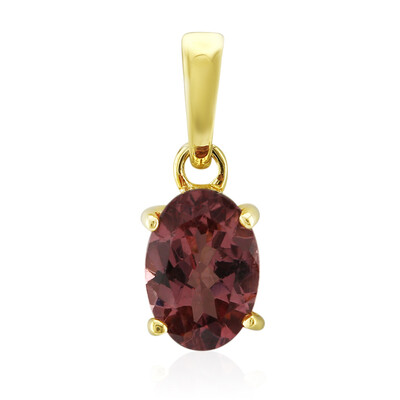 9K Colour Change Garnet Gold Pendant