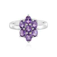 Amethyst Silver Ring