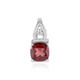 Mozambique Garnet Silver Pendant