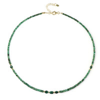 Zambian Emerald Silver Necklace