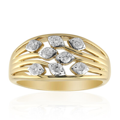 9K SI1 (G) Diamond Gold Ring (Annette)