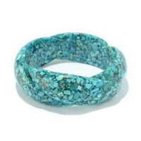 Turquoise Mosaic Bangle (Dallas Prince Designs)