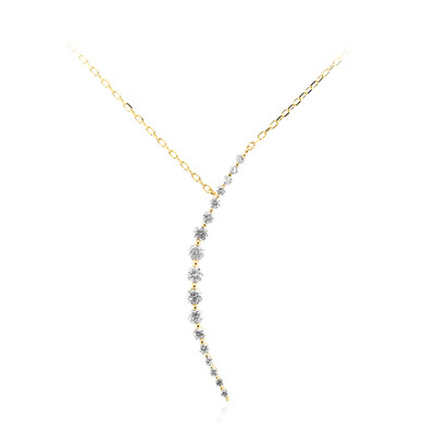 14K I1 (H) Diamond Gold Necklace (CIRARI)