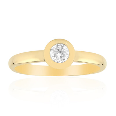 9K SI1 (G) Diamond Gold Ring (Annette)