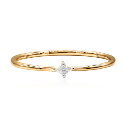 9K SI1 (G) Diamond Gold Ring (Annette)