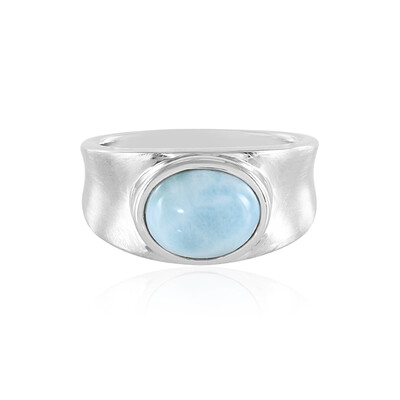 Larimar Silver Ring