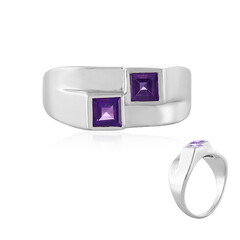 Moroccan Amethyst Silver Ring