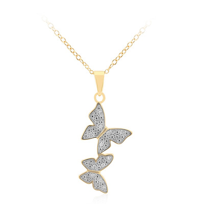 I3 (I) Diamond Silver Necklace