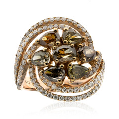 18K SI2 Fancy Diamond Gold Ring (CIRARI)