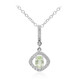 Tsavorite Silver Necklace