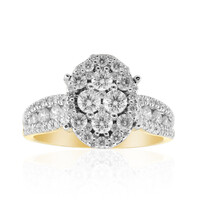 9K SI1 (G) Diamond Gold Ring