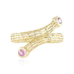 9K Pink Sapphire Gold Ring (Ornaments by de Melo)