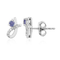 Tanzanite Silver Earrings