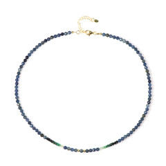 Blue Sapphire Silver Necklace