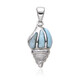 Larimar Silver Pendant