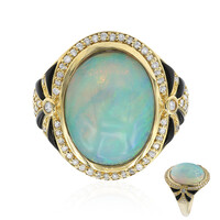 10K AAA Welo Opal Gold Ring