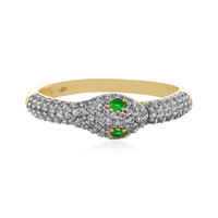 9K Tsavorite Gold Ring (Adela Gold)