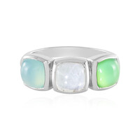 Aqua Chalcedony Silver Ring (KM by Juwelo)