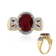 14K Mozambique Ruby Gold Ring (AMAYANI)