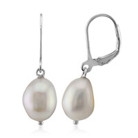 Freshwater pearl Silver Earrings (TPC)