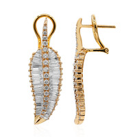 18K SI2 (H) Diamond Gold Earrings (Estée Collection)