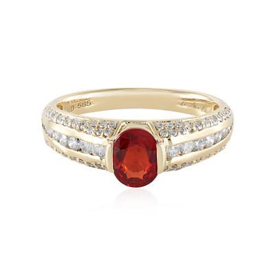 14K Tanzanian Ruby Gold Ring (de Melo)