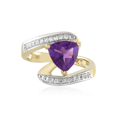 Zambian Amethyst Silver Ring