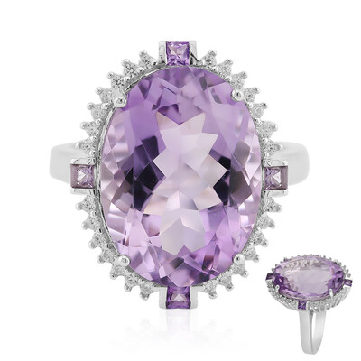 Bolivian Amethyst Silver Ring